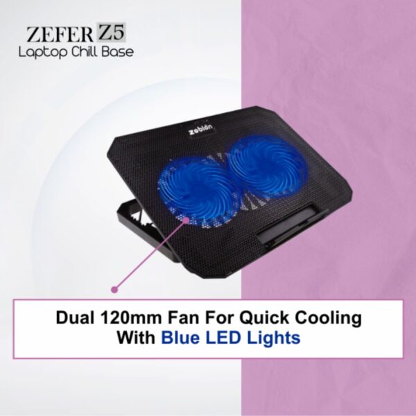 Laptop Cooling Base Fan Zebion Zefer Z25