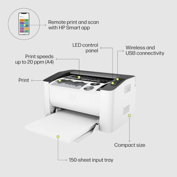 HP Laser 1008W single Function