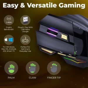 coconut WM22 Gold Wireless Gaming