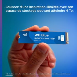 WD Blue SN5000 NVMe SSD – 1TB
